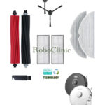 Roborock S8 Plus Uyumlu Ana Fırça, Yan Fırça, HEPA Filtre, Mop - 9 Parça