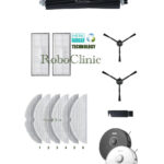 Roborock S8 Sonic Mopping Uyumlu Ana Fırça, Yan Fırça, HEPA Filtre, Mop - 13 Parça