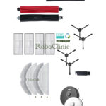 Roborock S8 Sonic Mopping Uyumlu Ana Fırça, Yan Fırça, HEPA Filtre, Mop - 17 Parça