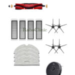 Roborock S5 Max Siyah Uyumlu Ana Fırça, Yan Fırça, HEPA Filtre, Mop - 14 Parça