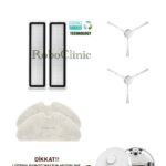 Dreame Bot D10s Beyaz Uyumlu Ana Fırça, Yan Fırça, HEPA Filtre, Mop - 7 Parça
