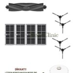 Dreame L10s Pro Ultra Heat Uyumlu Ana Fırça, Yan Fırça, HEPA Filtre - 10 Parça