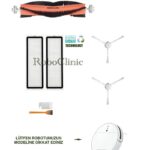 Dreame Vacuum Mop F9 Uyumlu Ana Fırça, Yan Fırça, HEPA Filtre - 8 Parça