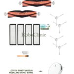 Dreame Vacuum Mop F9 Uyumlu Ana Fırça, Yan Fırça, HEPA Filtre - 13 Parça