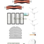 Dreame Vacuum Mop F9 Uyumlu Ana Fırça, Yan Fırça, HEPA Filtre, Mop - 17 Parça
