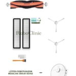 Dreame Vacuum Mop L10 Pro Beyaz Uyumlu Ana Fırça, Yan Fırça, HEPA Filtre - 8 Parça