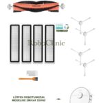 Dreame Vacuum Mop L10 Pro Beyaz Uyumlu Ana Fırça, Yan Fırça, HEPA Filtre - 12 Parça