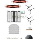 Dreame Vacuum Mop L10 Pro Siyah Uyumlu Ana Fırça, Yan Fırça, HEPA Filtre, Mop - 17 Parça