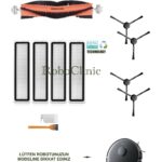 Dreame Vacuum Mop L10 Pro Siyah Uyumlu Ana Fırça, Yan Fırça, HEPA Filtre - 12 Parça