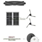 Dreame X40 Ultra / L40 Ultra Uyumlu Ana Fırça, Yan Fırça, HEPA Filtre - 6 Parça