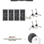 Dreame X40 Ultra / L40 Ultra Uyumlu Ana Fırça, Yan Fırça, HEPA Filtre - 9 Parça