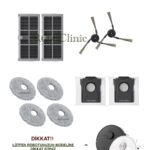 Dreame X40 Ultra / L40 Ultra Uyumlu Ana Fırça, Yan Fırça, HEPA Filtre, Mop, Toz Torbası - 11 Parça