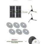 Dreame X40 Ultra / L40 Ultra Uyumlu Ana Fırça, Yan Fırça, HEPA Filtre, Mop - 11 Parça