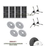 Dreame X40 Ultra / L40 Ultra Uyumlu Ana Fırça, Yan Fırça, HEPA Filtre, Mop - 13 Parça