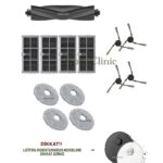 Dreame X40 Ultra / L40 Ultra Uyumlu Ana Fırça, Yan Fırça, HEPA Filtre, Mop - 14 Parça