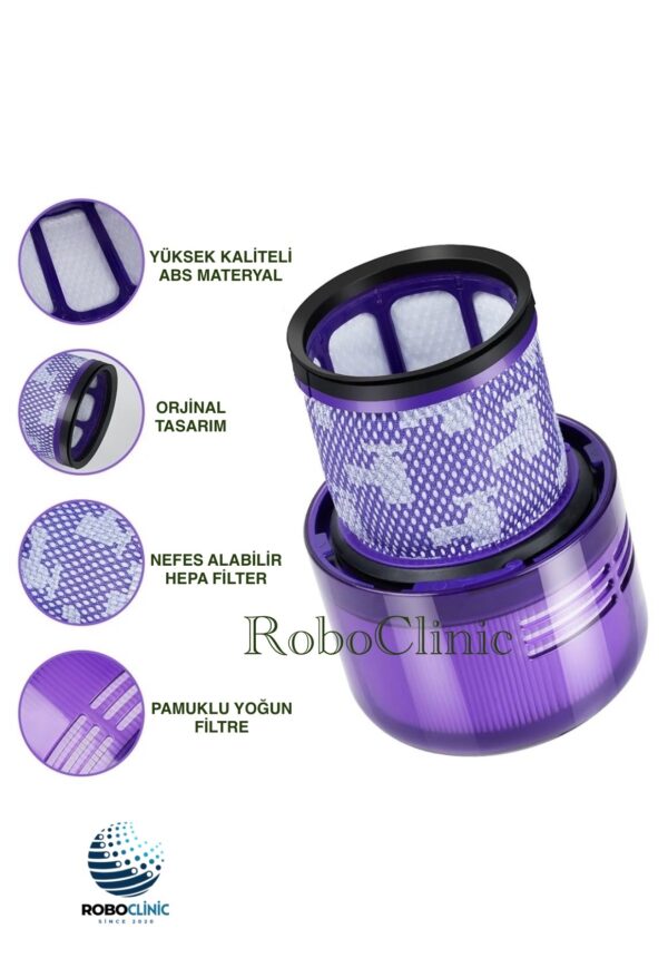Dyson V11 - V14 - V15 Uyumlu HEPA Filtre