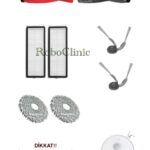 Roborock Qrevo Curv Uyumlu Ana Fırça, Yan Fırça, HEPA Filtre, Mop - 8 Parça