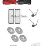 Roborock Qrevo Curv Uyumlu Ana Fırça, Yan Fırça, HEPA Filtre, Mop - 12 Parça