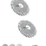 Roborock Qrevo MaxV Uyumlu Mop - 2 Adet
