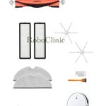 Xiaomi Mi Vacuum Mop 2 Uyumlu Ana Fırça, Yan Fırça, HEPA Filtre, Mop - 10 Parça
