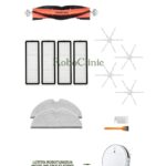 Xiaomi Mi Vacuum Mop 2 Uyumlu Ana Fırça, Yan Fırça, HEPA Filtre, Mop - 14 Parça