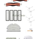 Xiaomi Mi Vacuum Mop 2C Uyumlu Ana Fırça, Yan Fırça, HEPA Filtre, Mop - 15 Parça