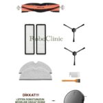 Xiaomi Mi Vacuum Mop 2 Pro+ Uyumlu Ana Fırça, Yan Fırça, HEPA Filtre, Mop - 10 Parça