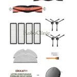 Xiaomi Mi Vacuum Mop 2 Pro+ Uyumlu Ana Fırça, Yan Fırça, HEPA Filtre, Mop - 14 Parça