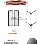 Xiaomi Mi Vacuum Mop 2 Pro+ Uyumlu Ana Fırça, Yan Fırça, HEPA Filtre - 8 Parça