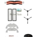 Xiaomi Mi Vacuum Mop 2 Ultra Uyumlu Ana Fırça, Yan Fırça, HEPA Filtre, Mop - 8 Parça