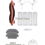 Xiaomi Mi Vacuum Mop Pro Beyaz Uyumlu Ana Fırça, Yan Fırça, HEPA Filtre, Mop - 12 Parça