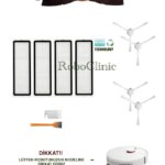 Xiaomi Robot Vacuum S10+ / S10 Plus Uyumlu Ana Fırça, Yan Fırça, HEPA Filtre - 11 Parça