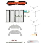 Xiaomi Robot Vacuum X10 Uyumlu Ana Fırça, Yan Fırça, HEPA Filtre, Mop - 14 Parça