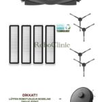Dreame D9 Max Gen 2 Uyumlu Ana Fırça, Yan Fırça, HEPA Filtre - 9 Parça