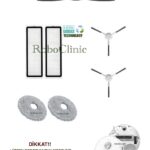 Dreame L10 Prime Uyumlu Ana Fırça, Yan Fırça, HEPA Filtre, Mop - 7 Parça