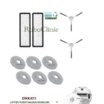 Dreame L10 Prime Uyumlu Ana Fırça, Yan Fırça, HEPA Filtre, Mop - 11 Parça