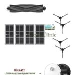 Dreame L10s Ultra Gen 2 Uyumlu Ana Fırça, Yan Fırça, HEPA Filtre - 10 Parça
