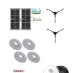 Dreame L10s Ultra Gen 2 Uyumlu Ana Fırça, Yan Fırça, HEPA Filtre, Mop - 9 Parça