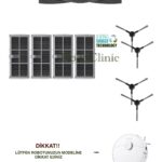 Dreame D20 Ultra Uyumlu Ana Fırça, Yan Fırça, HEPA Filtre - 9 Parça