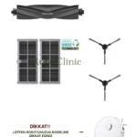 Dreame D20 Ultra Uyumlu Ana Fırça, Yan Fırça, HEPA Filtre - 6 Parça