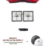 Roborock S8 Pro Uyumlu Ana Fırça, HEPA Filtre - 4 Parça