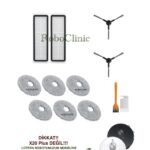 Xiaomi Robot Vacuum X20 Pro Uyumlu Ana Fırça, Yan Fırça, HEPA Filtre, Mop - 13 Parça