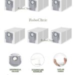 Roborock Qrevo S Siyah Uyumlu Toz Torbası 6 Adet