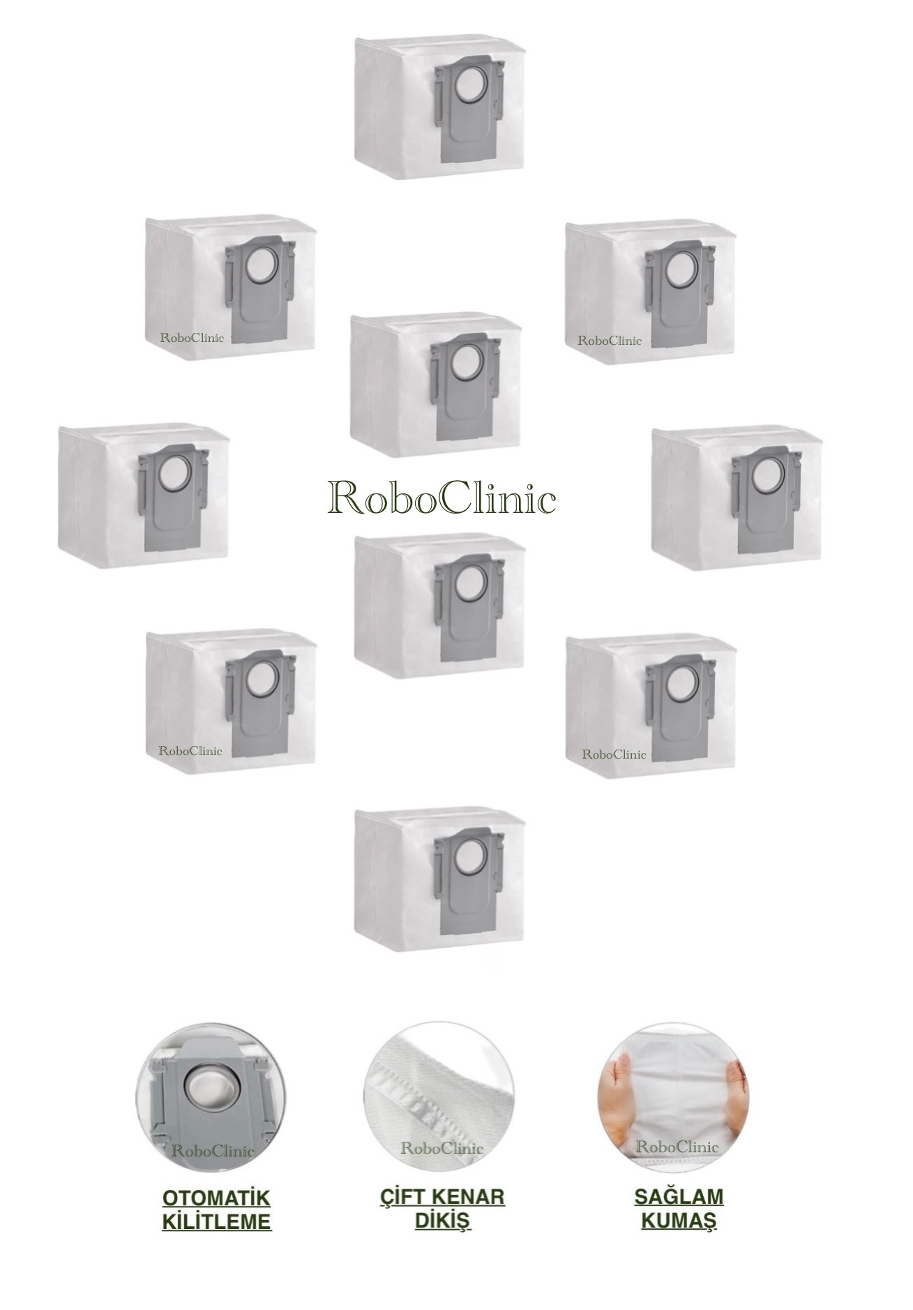 Roborock-S8-Pro-Ultra-15 Roborock S8 Pro Ultra Yedek Toz Torbası 10 Adet - Görsel 1