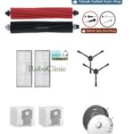 Roborock S8 Pro Ultra Uyumlu Ana Fırça, Yan Fırça, HEPA Filtre, Toz Torbası - 8 Parça