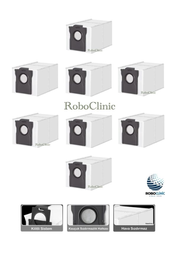 Dreame D20 Ultra Yedek Toz Torbası 8 Adet