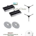 Dreame L10s Pro Ultra Uyumlu Ana Fırça, Yan Fırça, HEPA Filtre, Mop - 7 Parça