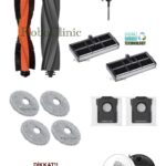 Dreame L10s Ultra Gen 2 Uyumlu Ana Fırça, Yan Fırça, HEPA Filtre, Mop, Toz Torbası - 12 Parça