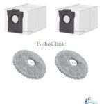 Dreame L10s Ultra Gen 2 Uyumlu Mop, Toz Torbası - 4 Parça