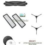 Dreame L20 Ultra Uyumlu Ana Fırça, Yan Fırça, HEPA Filtre - 6 Parça